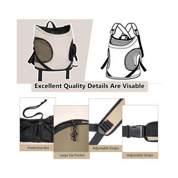 Rucsac de transport pentru pisică pentru utilizare în aer liber, portabil, respirabil, ușor, poliester, capacitate până la 8 kg