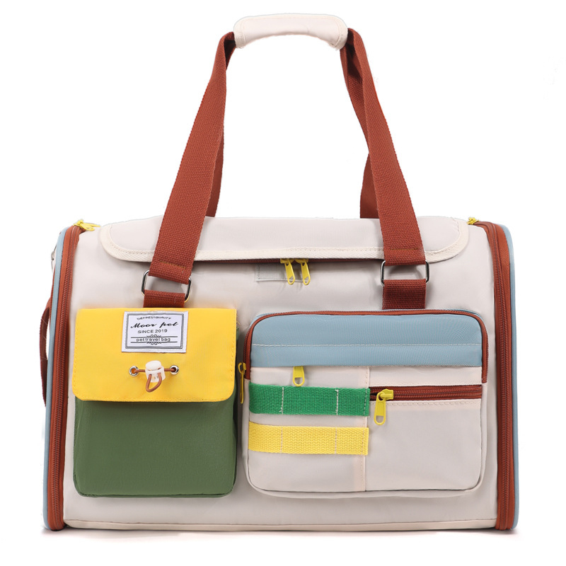 Чанта за домашни любимци: раница за котки, Oxford плат, произход Хебей, средна вместимост, твърдост: средна до мека