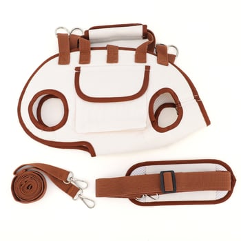 Раница за кучета от Oxford материя, едноцветен дизайн, мека до средна твърдост