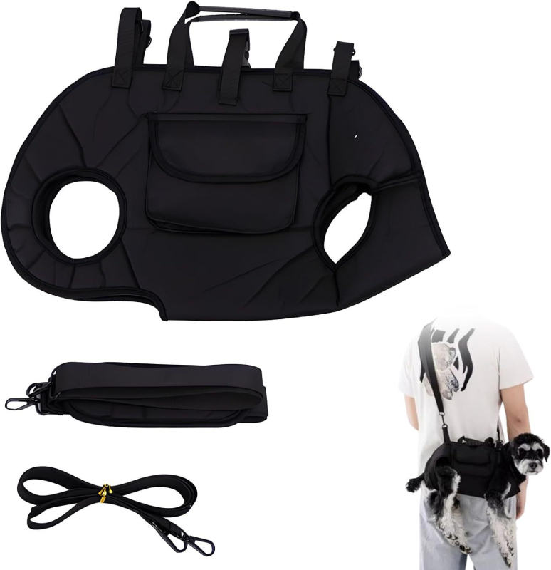 Раница за кучета от Oxford материя, едноцветен дизайн, мека до средна твърдост