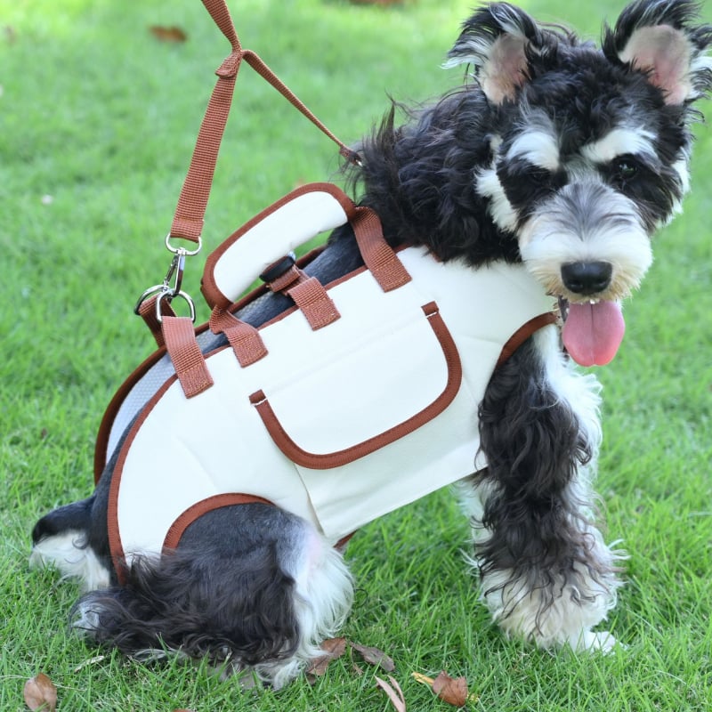 Раница за кучета от Oxford материя, едноцветен дизайн, мека до средна твърдост