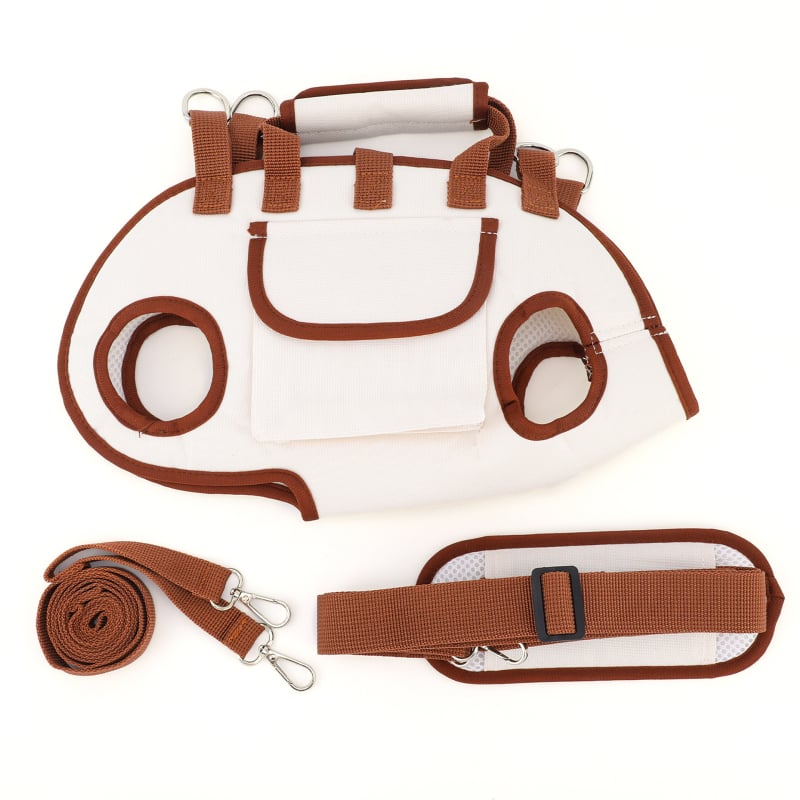 Раница за кучета от Oxford материя, едноцветен дизайн, мека до средна твърдост