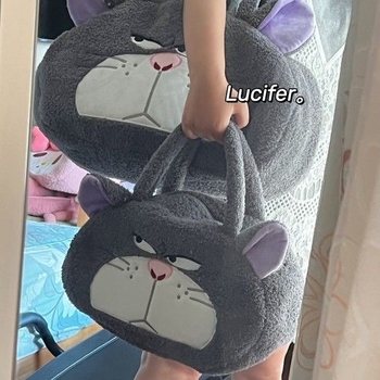 Geantă Tote pentru animale de companie cu design desen animat — material textil, fără licență IP, fără import