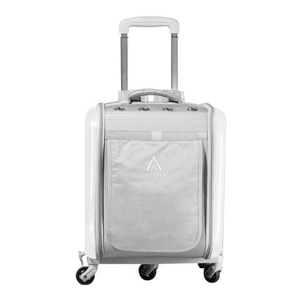 Котешка раница за пренасяне - космическа капсулна форма, голяма вместимост за две котки, полиестер