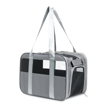 Портативна чанта за домашни любимци с презрамка и голям обем (Материал: Oxford; Капацитет: 50; Марка: Hanfeng; Твърдост: Средна до мека)