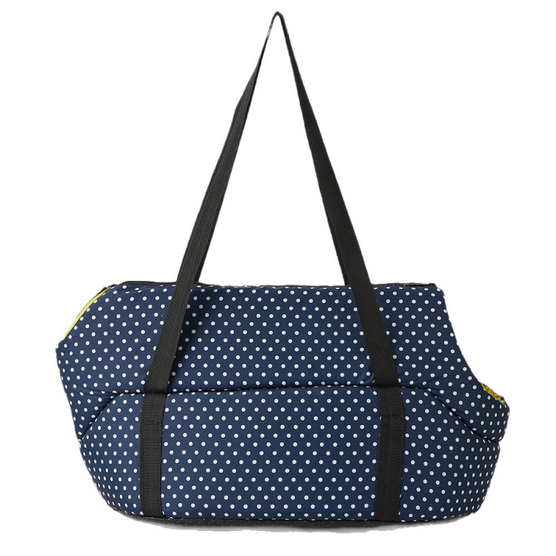 Чанта за домашни любимци — дишаща раница за котки и малки кучета, полиестер, еднородна шарка, мека