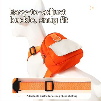 Ham de piept din poliester pentru pisici, cu lesă din sfoară, portabil