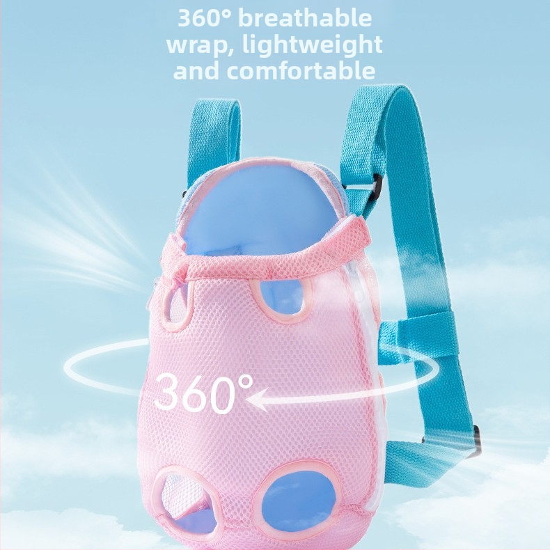 Batoh pre domáce zvieratá pre psy a mačky — polyester, jednofarebný vzor, stredne mäkká tvrdosť