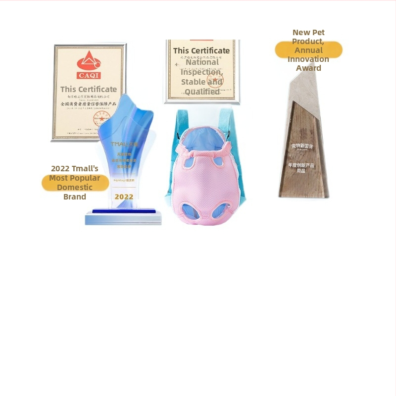 Batoh pre domáce zvieratá pre psy a mačky — polyester, jednofarebný vzor, stredne mäkká tvrdosť