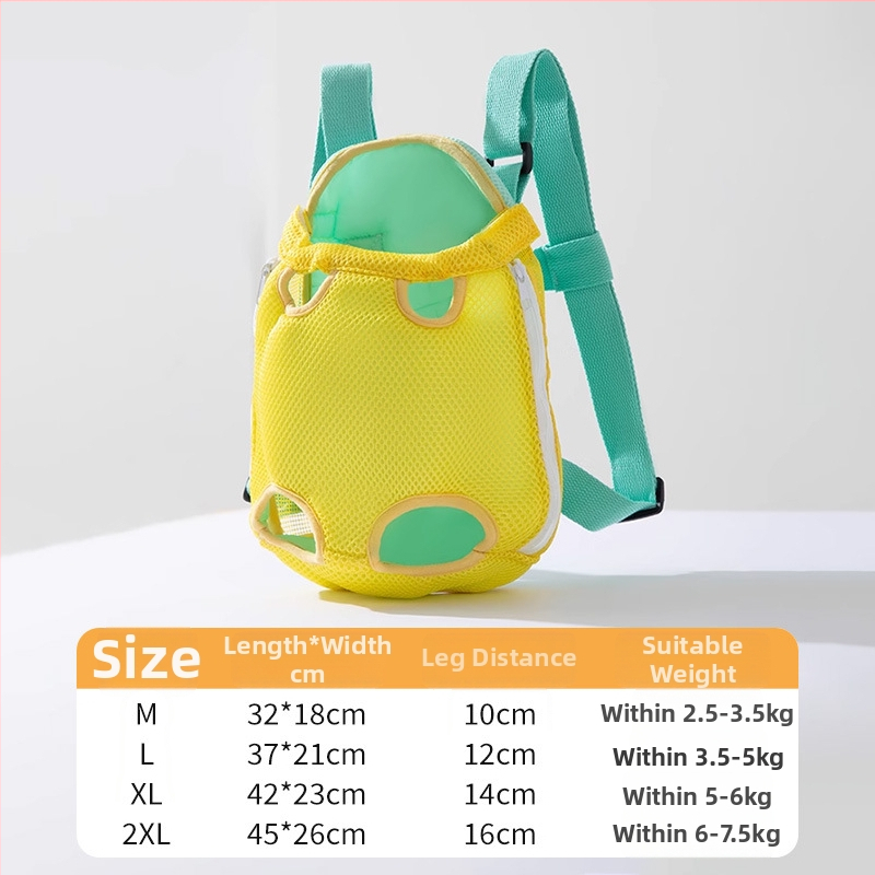 Batoh pre domáce zvieratá pre psy a mačky — polyester, jednofarebný vzor, stredne mäkká tvrdosť