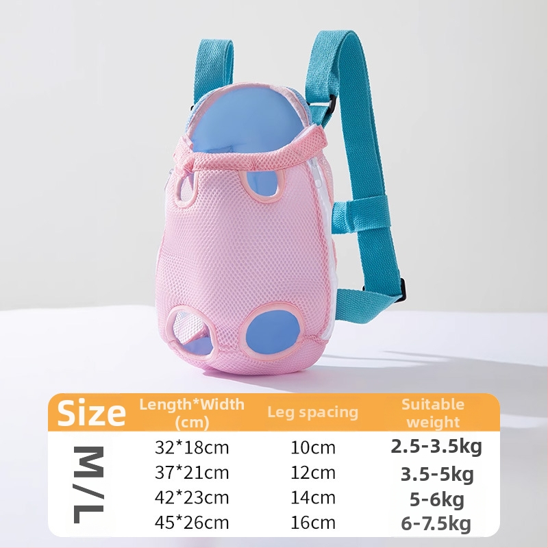 Batoh pre domáce zvieratá pre psy a mačky — polyester, jednofarebný vzor, stredne mäkká tvrdosť