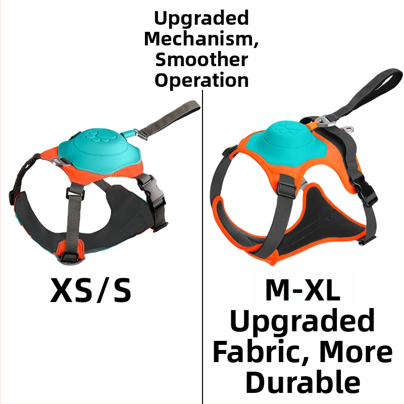 KINYU integrált kutyahám automata behúzható pórázzal, bővíthető, licenszelhető magáncímkével, 30 db/doboz