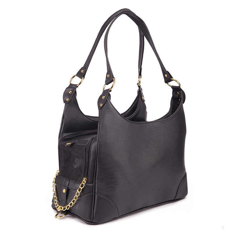 Torba za kućne ljubimce od PU kože, prozračna i sklopiva, marka Yimili, kapacitet 0,5–5 kg, porijeklo Guangzhou, tvrdoća srednje do tvrda