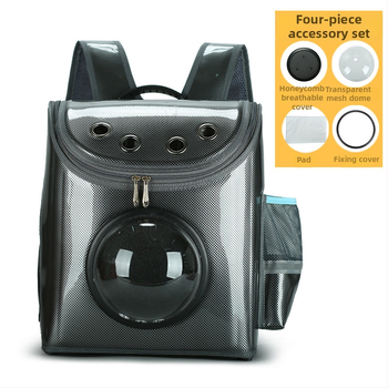 Macska űr kapszula hátizsák – összehajtható, lélegző, Oxford anyag, 5 kg kapacitás, kockás mintázat, merev kivitel