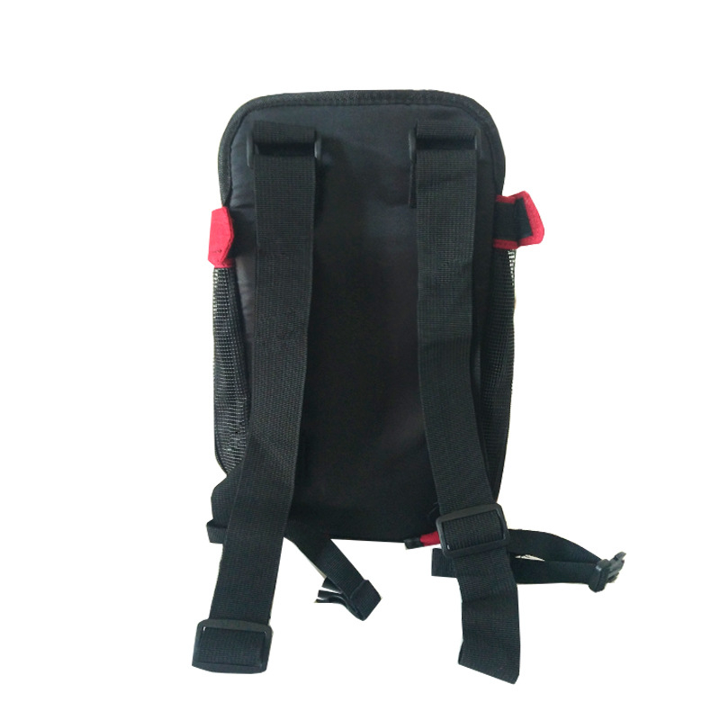 Putni ruksak za kućne ljubimce – platnena konstrukcija, prugasti dizajn, za pse i mačke, kapacitet do 15 kg