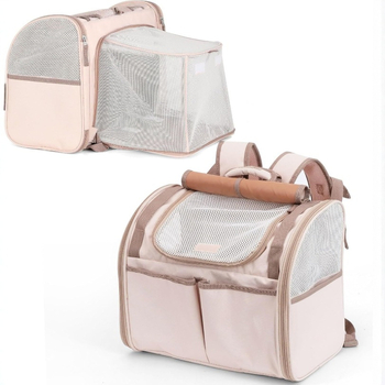 Macska hátizsák, Oxford anyag, közepes kapacitás, egyszínű minta, közepes–puha keménység