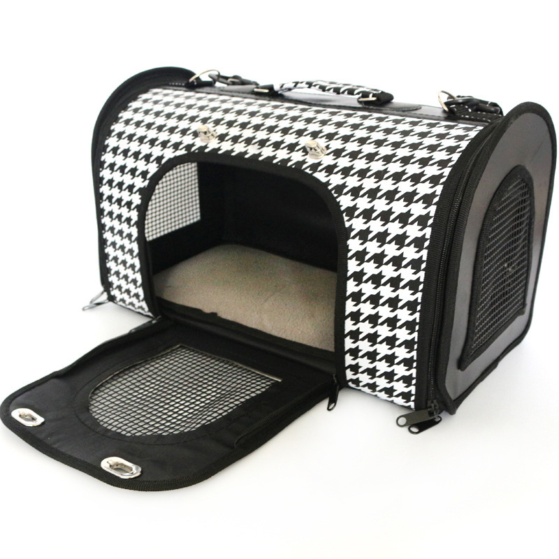 Longjiji Oxford Ranac za kućne ljubimce — Sklopiva torba za putovanje za mačke i pse