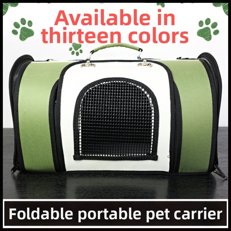 Longjiji Oxford Ranac za kućne ljubimce — Sklopiva torba za putovanje za mačke i pse