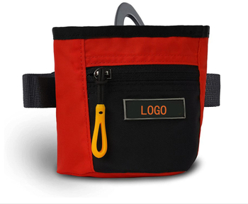 Geantă pentru gustări de câine, material Oxford, capacitate 10, model solid, textură mediu-moale