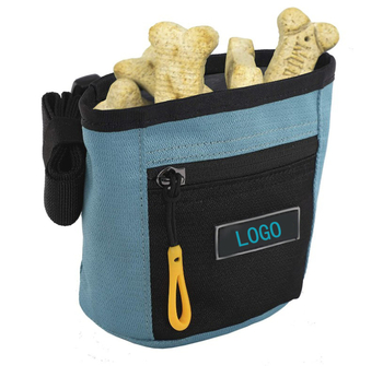 Geantă pentru gustări de câine, material Oxford, capacitate 10, model solid, textură mediu-moale