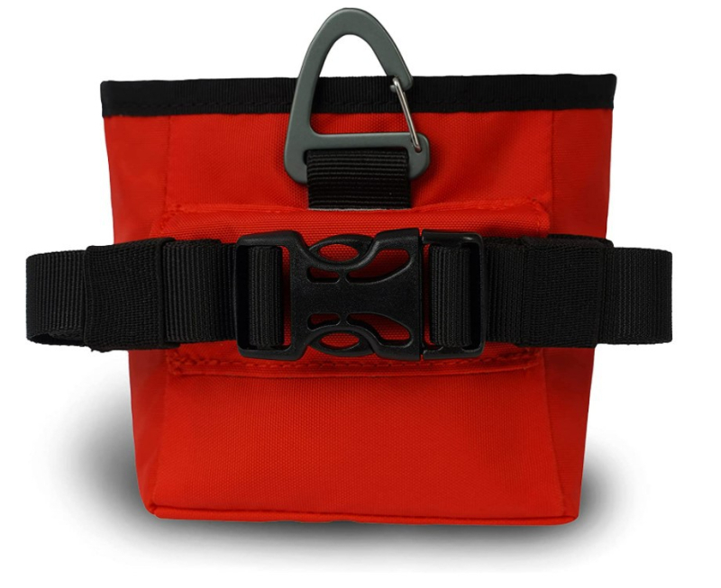 Geantă pentru gustări de câine, material Oxford, capacitate 10, model solid, textură mediu-moale