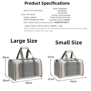 Macska- és kisállat-táska – hordozható, összecsukható, lélegző (Anyag: textil; Márka: Fangqi chain; Mintázat: egyszínű; Keménység: közepes)