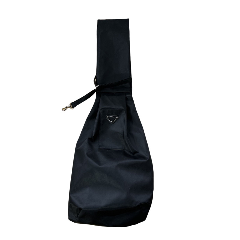 Km-bag010 Geantă nylon pentru câine – purtare pe umăr, utilizare dublă, model cu literă