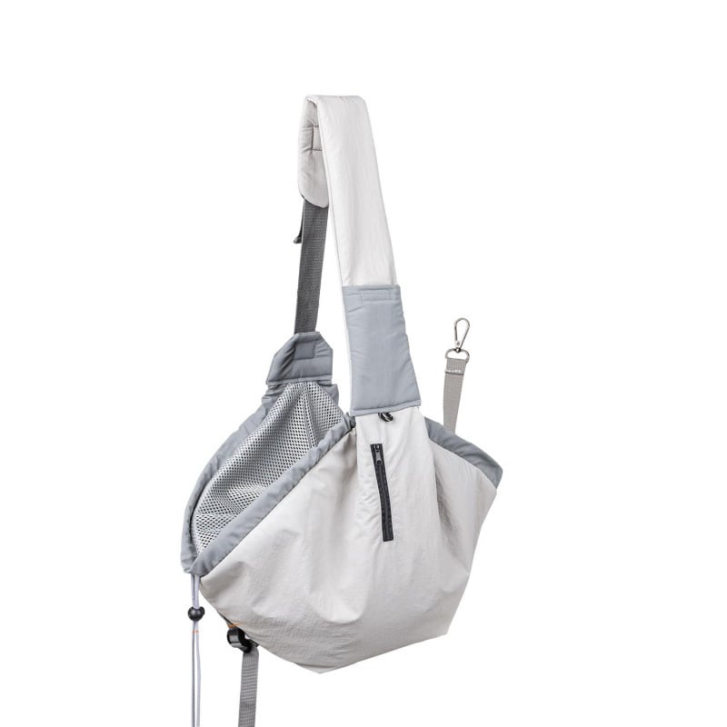 Geantă pliabilă pentru animale de companie, rucsac crossbody pentru pisici și câini mici, poliester, capacitate până la 7,5 kg