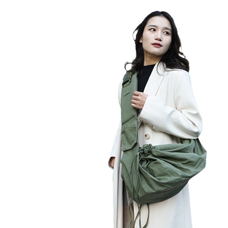 Rucsac pentru câini cu capacitate mare, curea crossbody pentru ieșiri, din pânză moale