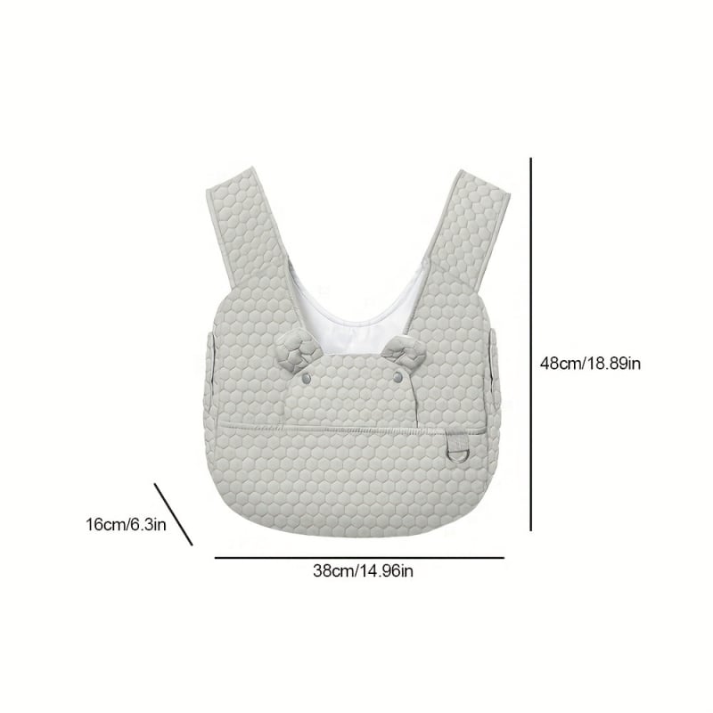 Macska- és kutyabarát hátizsák — hordozható utazási táska, mellkasi pánttal, poliészter anyag