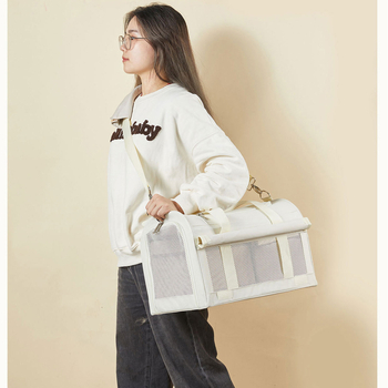 Geantă pentru animale de companie pentru ieșiri — căldură de iarnă, ușoară, capacitate mare, anti-stres, Oxford Cloth