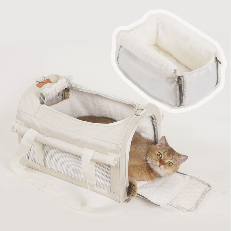 Geantă pentru animale de companie pentru ieșiri — căldură de iarnă, ușoară, capacitate mare, anti-stres, Oxford Cloth