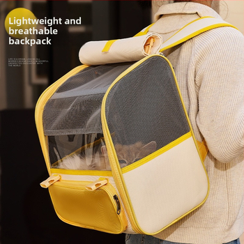 Macska kiránduló hátizsák, légáteresztő és összecsukható, 8 kg kapacitás, Oxford anyag