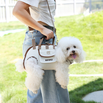 Geantă pentru animale de companie pentru câini și pisici, material Oxford, moale, model cu litere, geantă crossbody