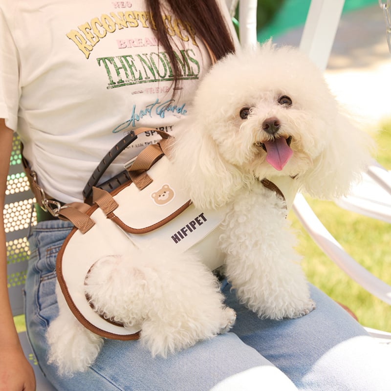 Geantă pentru animale de companie pentru câini și pisici, material Oxford, moale, model cu litere, geantă crossbody