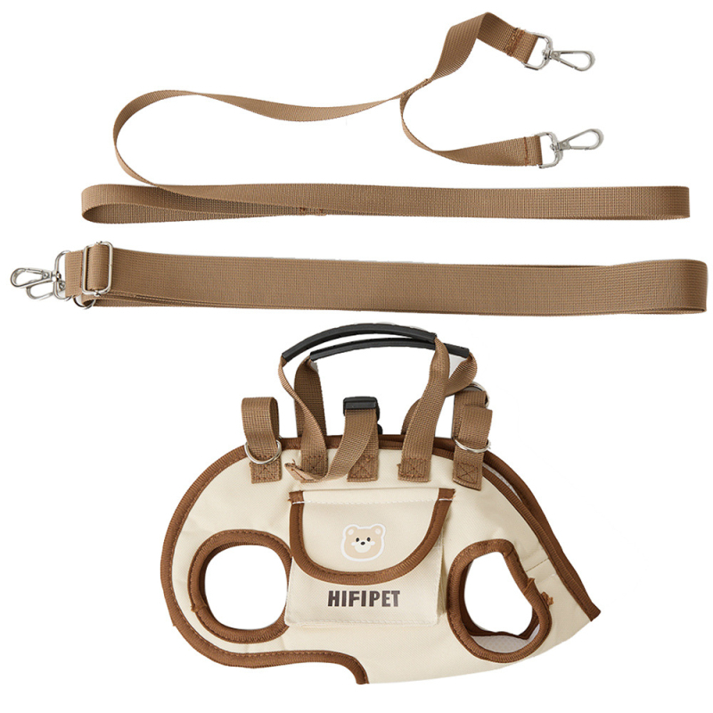 Geantă pentru animale de companie pentru câini și pisici, material Oxford, moale, model cu litere, geantă crossbody