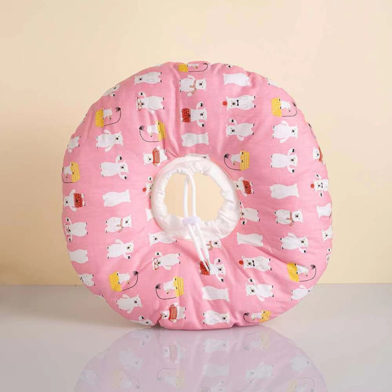 Állati Elizabeth-nyakörv macskák és kutyák számára — rajzfilm minta, poliészter-pamut anyag, általános használat, puha nyak (Rajzfilm minta, Poliészter-pamut anyag, Általános használat, Puha nyak)