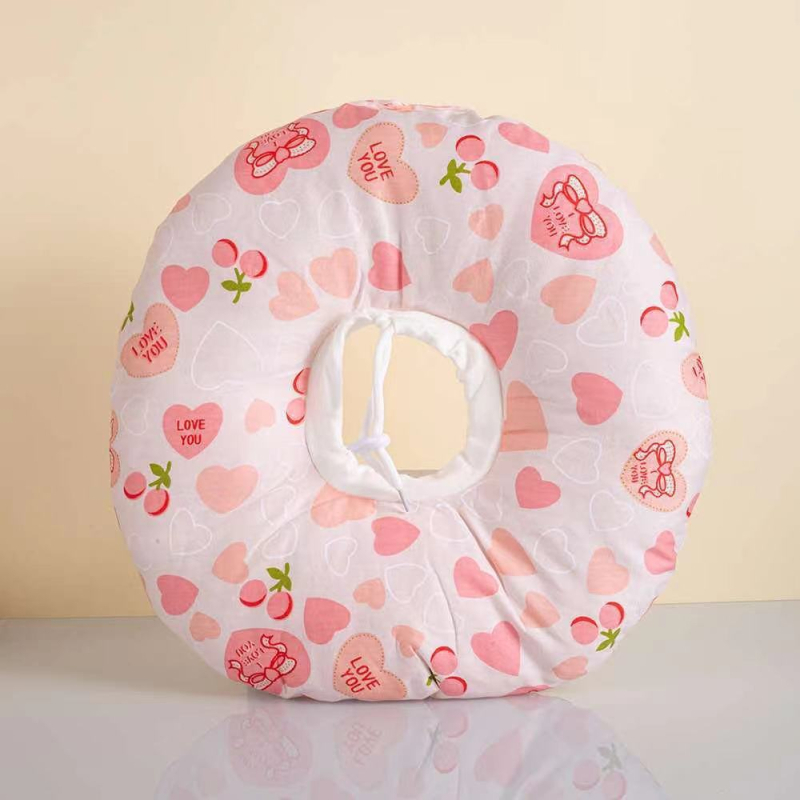 Állati Elizabeth-nyakörv macskák és kutyák számára — rajzfilm minta, poliészter-pamut anyag, általános használat, puha nyak (Rajzfilm minta, Poliészter-pamut anyag, Általános használat, Puha nyak)