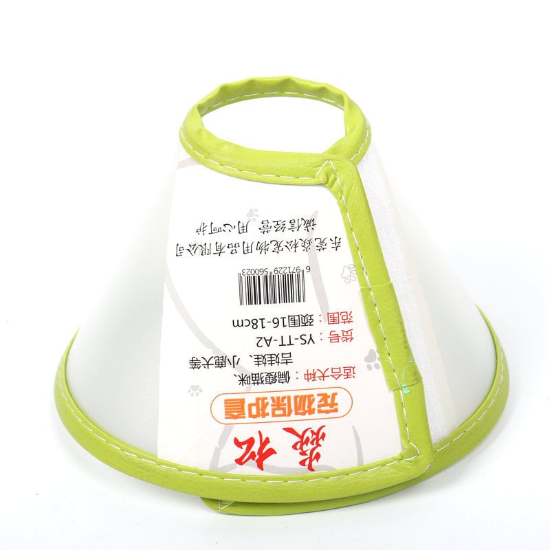 Elizabethan gallér macskáknak és kutyáknak – harapás- és karmolásvédő, PU anyag, egyszínű mintázat, általános használat, egész éves viselet