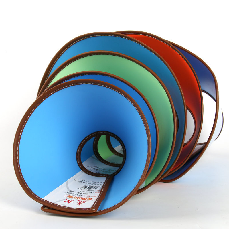 Elizabethan gallér macskáknak és kutyáknak – harapás- és karmolásvédő, PU anyag, egyszínű mintázat, általános használat, egész éves viselet