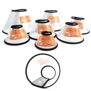 Műanyag védő fejfedő macskáknak és kutyáknak, egyszínű modell, univerzális illeszkedés, Japán–Koreai stílus