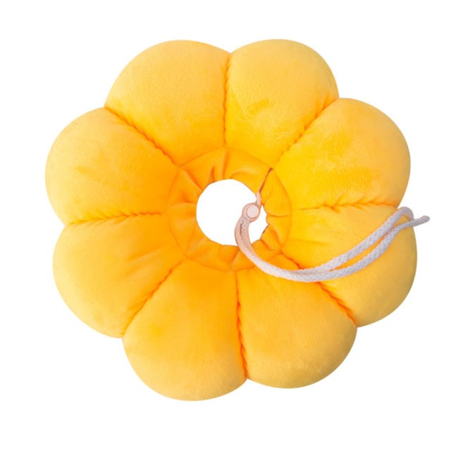 Elizabethán gallér állatoknak - napraforgó minta, puha PP pamut, karikatúra stílus, anti nyalogatás, márka Aite Chong