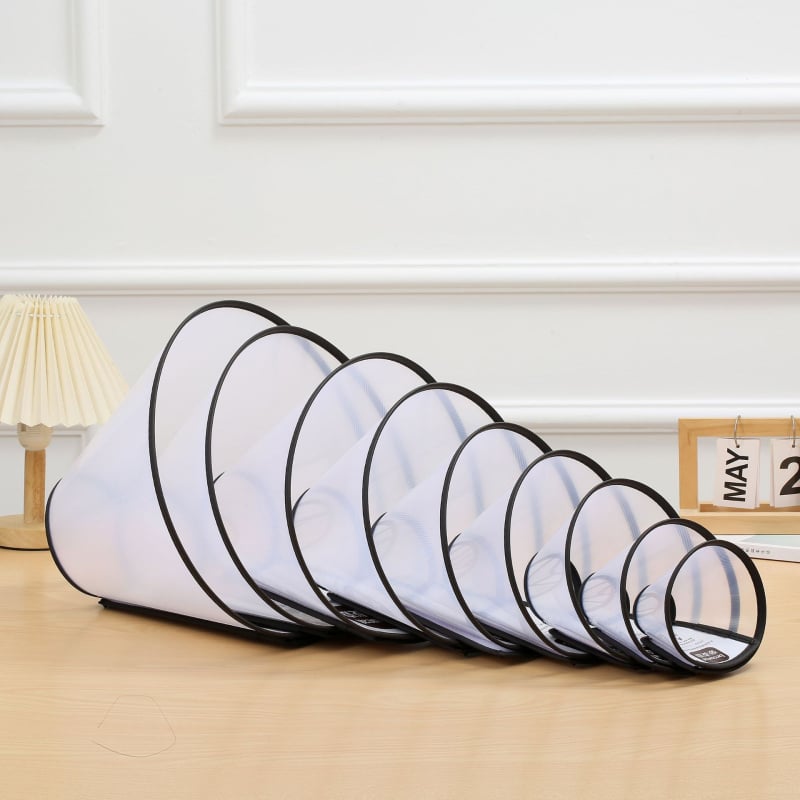 Haomaijia Elizabeth gallér macskáknak és kutyáknak, PP anyag, egyszínű mintázat, fejvédő háziállatok számára – általános célú