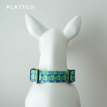 Kutyanyakörv virágmintával, műnylon anyag, Dancing Peacock, modell PDC314, PLATTCO