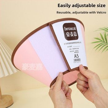 Haomaijia Elizabethov golier pre domáce zvieratá – ochranný golier proti olizovaniu, pre psov a mačky, PP materiál