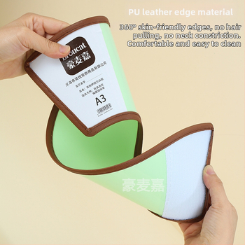 Haomaijia Elizabethov golier pre domáce zvieratá – ochranný golier proti olizovaniu, pre psov a mačky, PP materiál