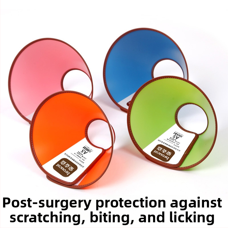 Haomaijia Elizabethov golier pre domáce zvieratá – ochranný golier proti olizovaniu, pre psov a mačky, PP materiál