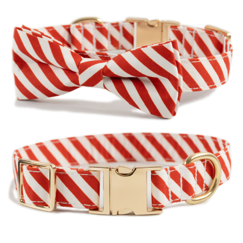 Csíkos mintázatú kutyanyakörv, poliészter, dadugo márka, univerzális használat, Halloweenre alkalmas