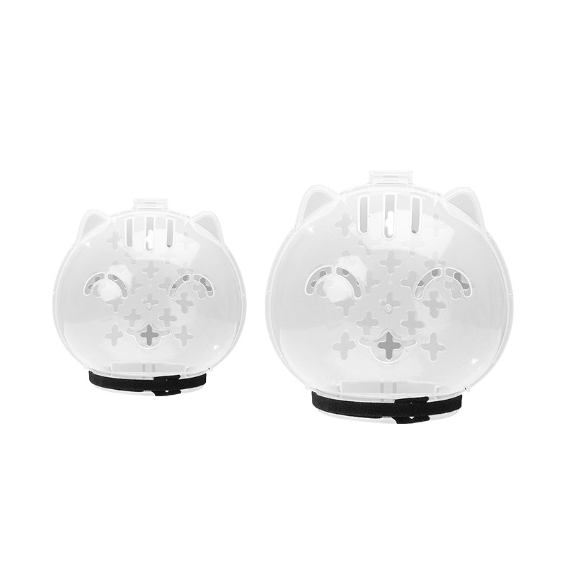 Coif de protecție pentru pisici cu guler sferic – anti-lins, anti-mușcare, anti-zgârieturi, pălărie spațială Elizabethană (Cod: Ycl; Material: Plastic; Importat: Nu)