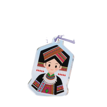 Akrilni karikaturalni ključni lanac – privjesak za ruksak, Lizhou, pojedinačno pakiranje